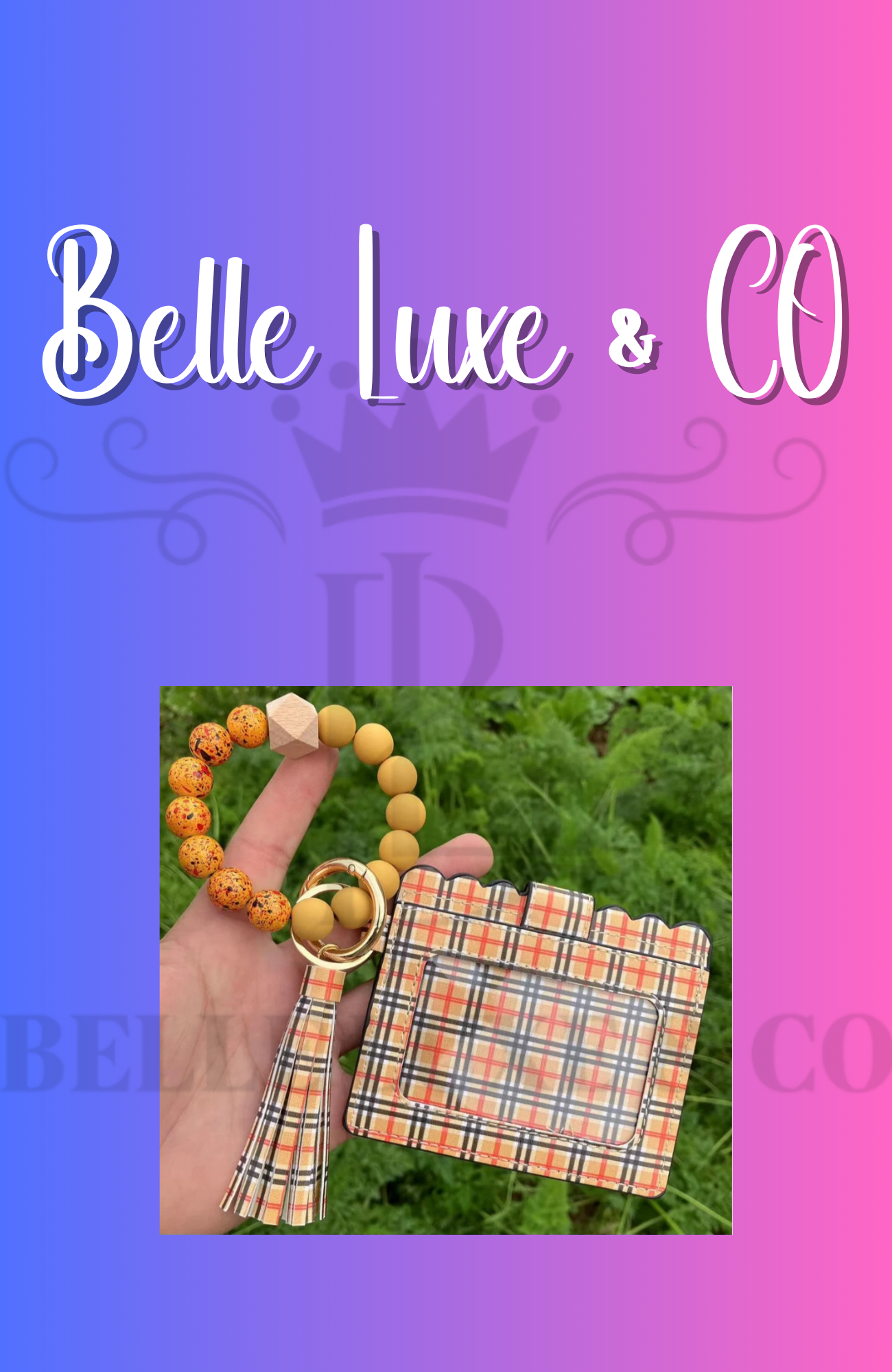 Beaded Card Holders