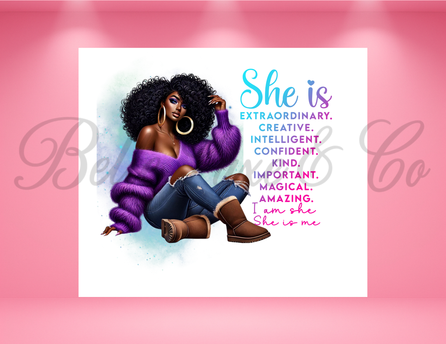 She is Everything That God Called Her to Be 20oz Tumbler.