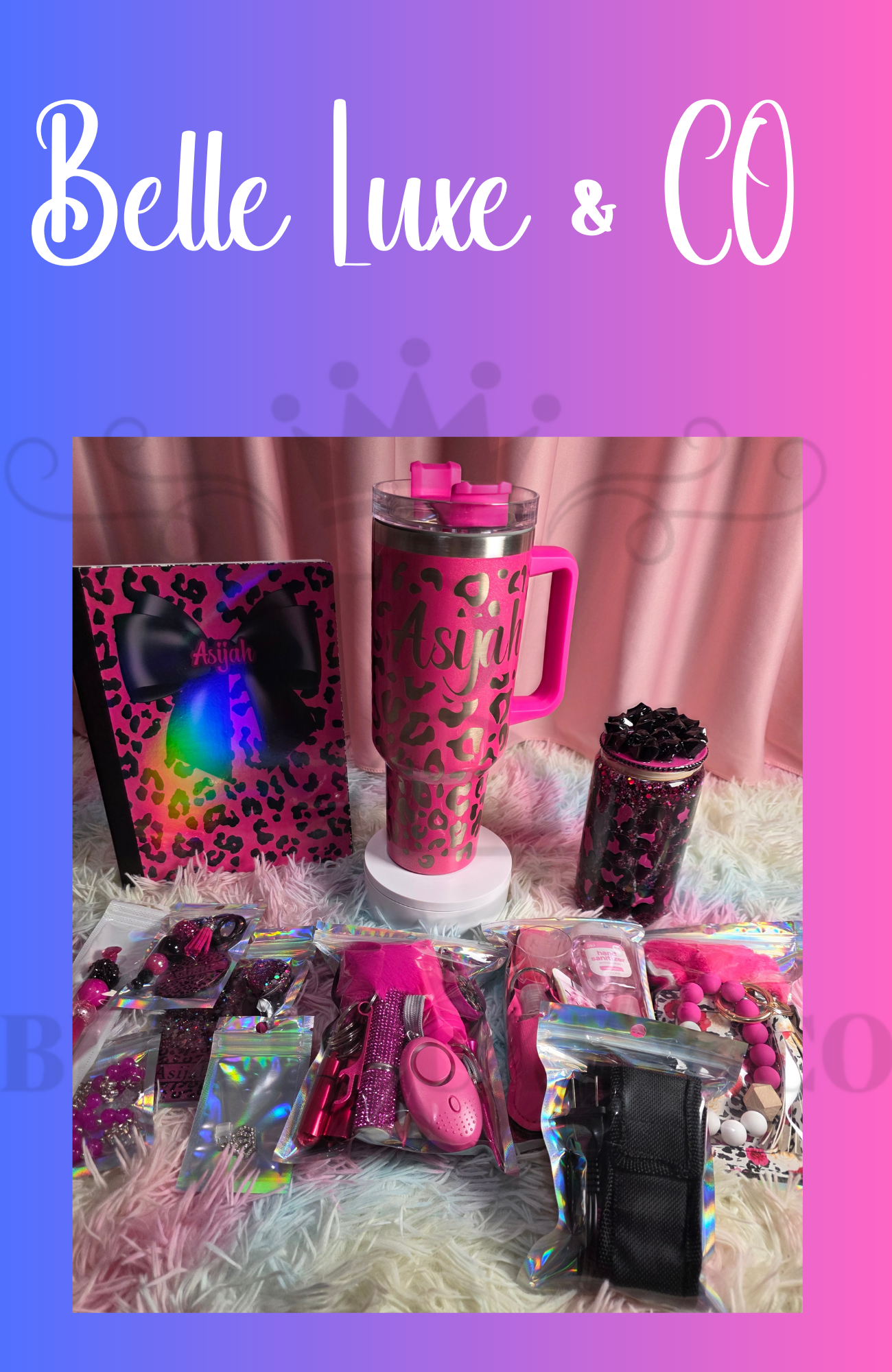 Pink Leopard Set