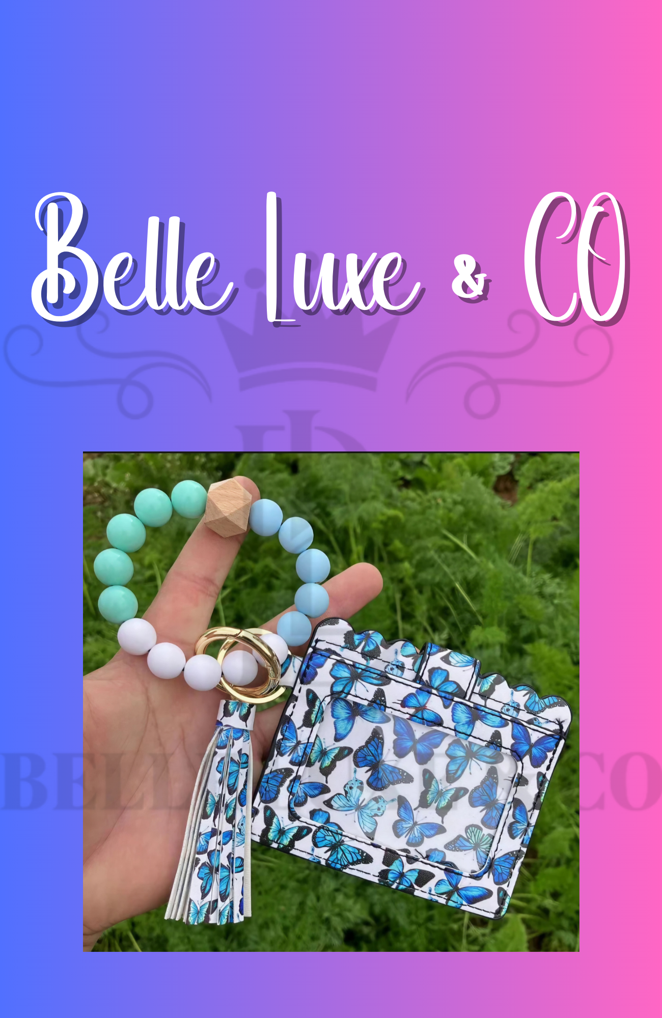 Beaded Card Holders