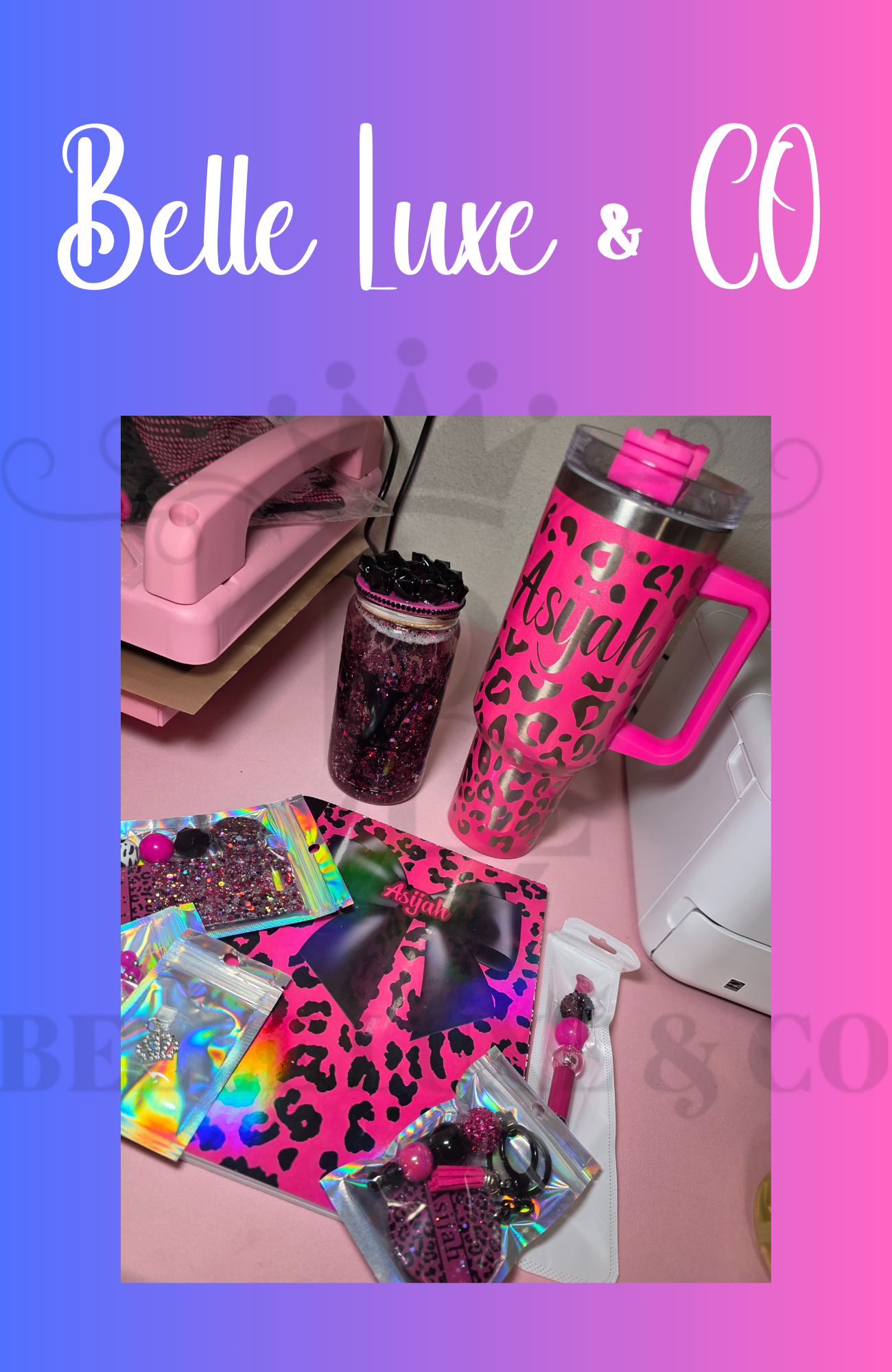 Pink Leopard Set