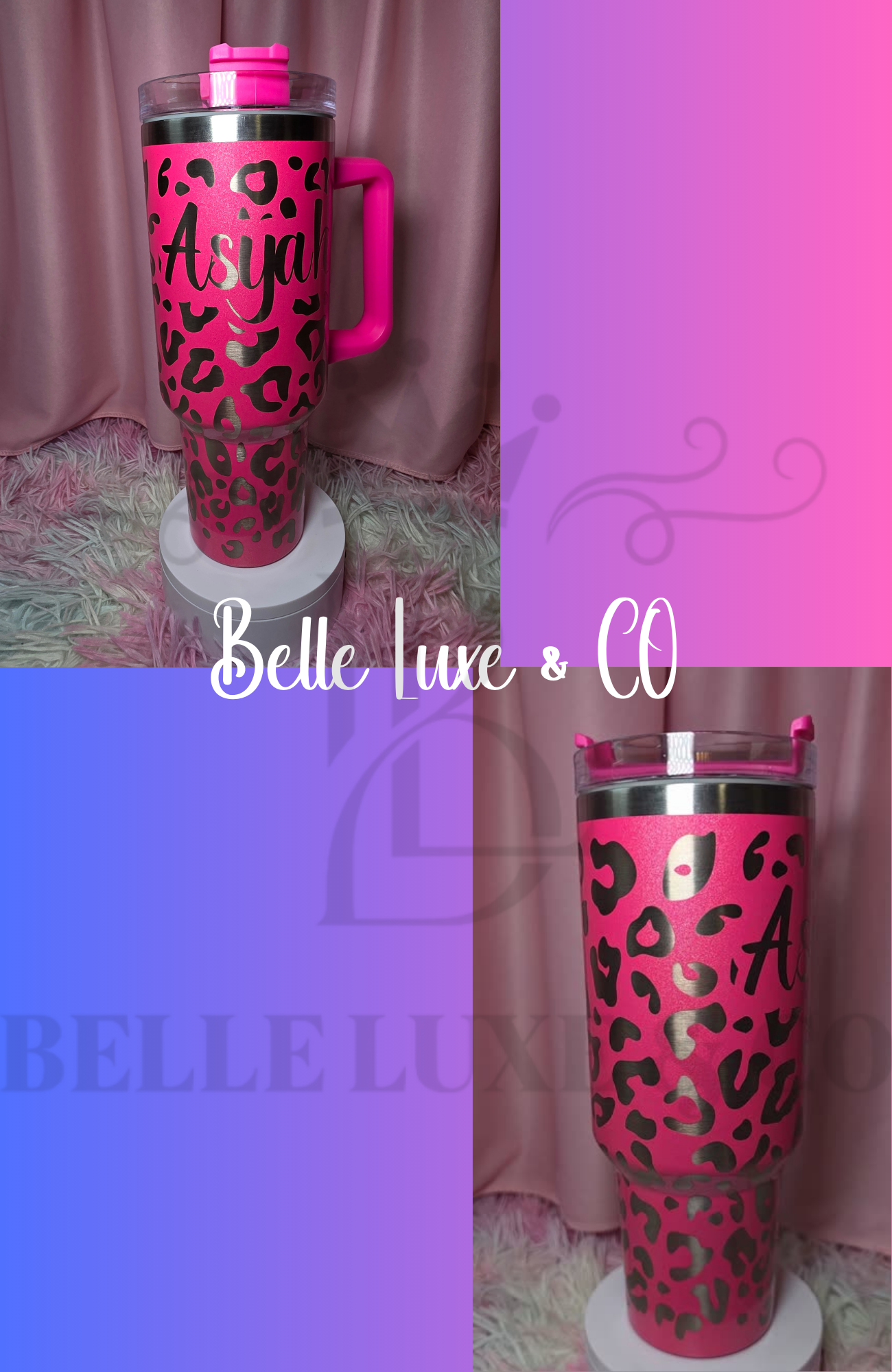 Leopard Print 40oz Tumbler