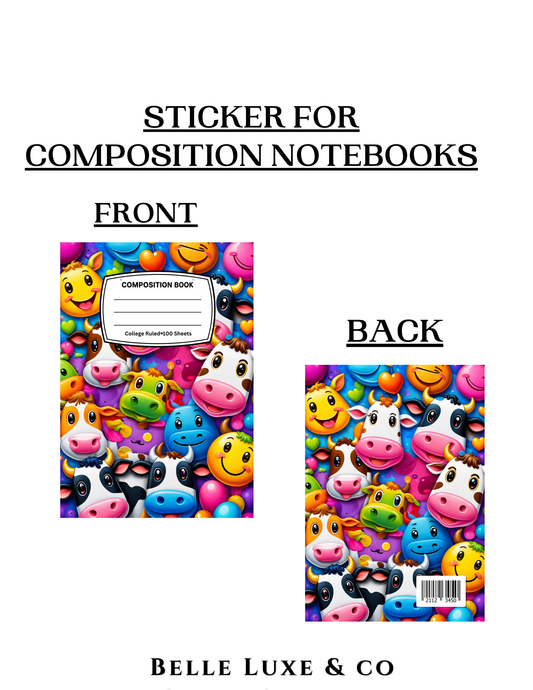 Composition Notebook 29 (Cow)