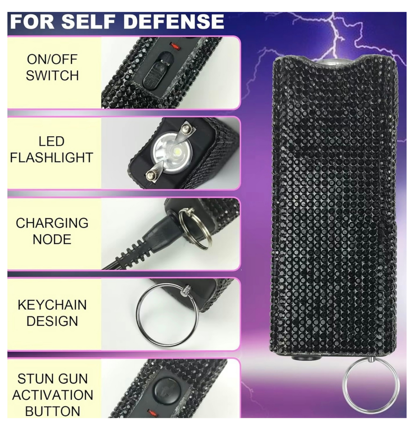 18 pcs Safety Keychain