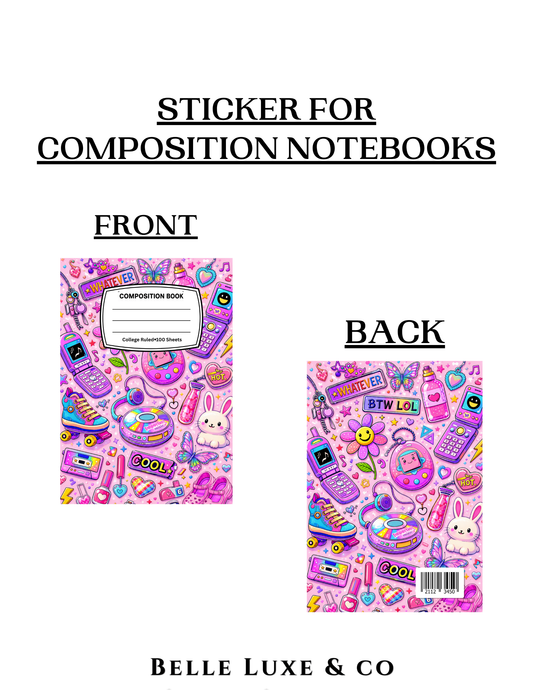 Composition Notebook 31 (80s Babies)