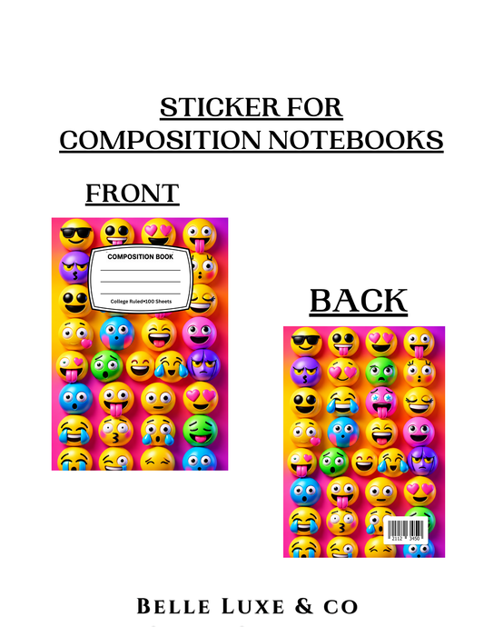 Composition Notebook 17 (Emoji Blast)