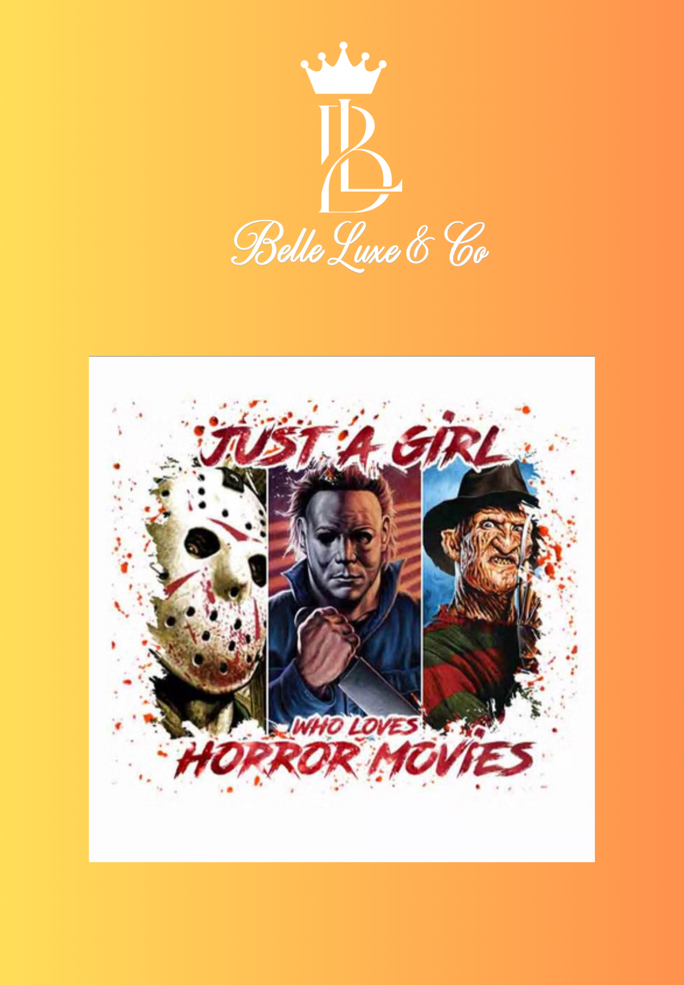 Just a girl who loves horror movies