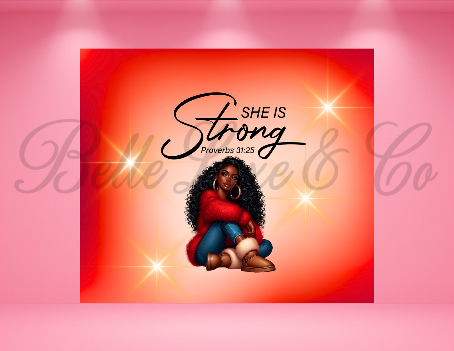 She is strong 20oz Tumbler