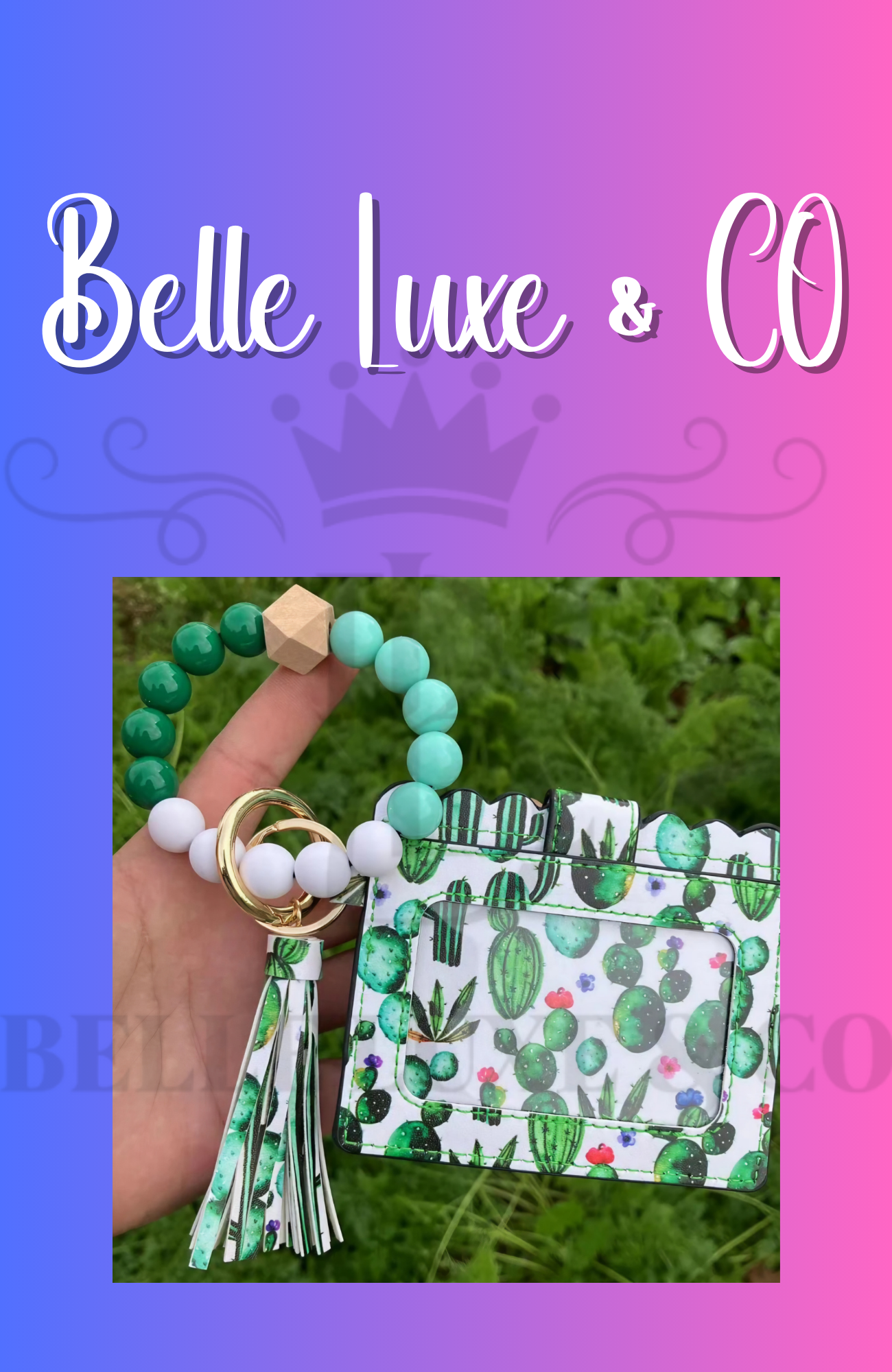 Beaded Card Holders