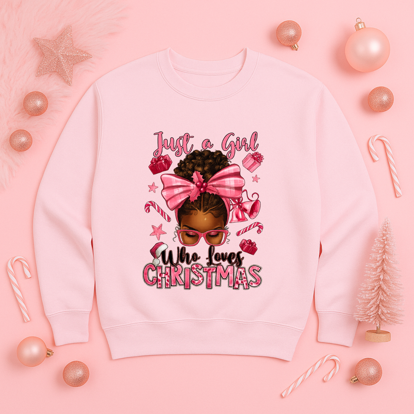 Just a Girl who Loves Christmas Sweatshirt