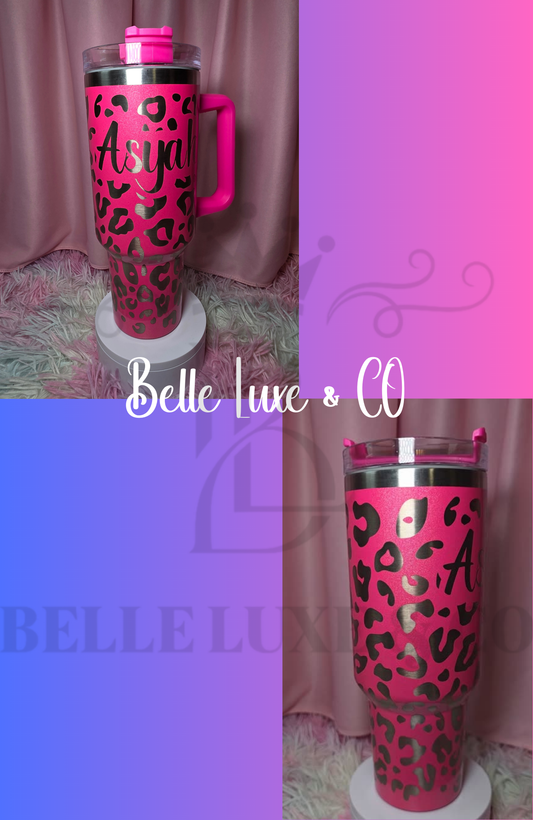 Leopard Print 40oz Tumbler