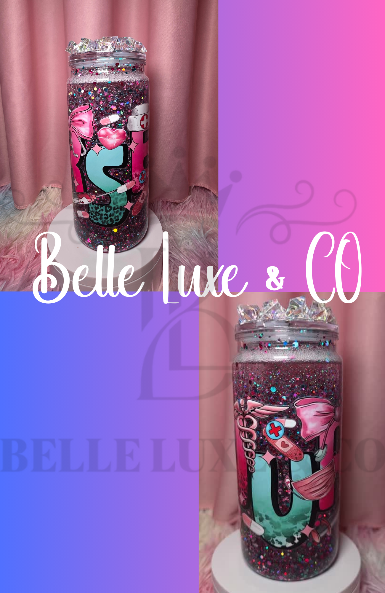 Nurse Theme Snow Globe Can