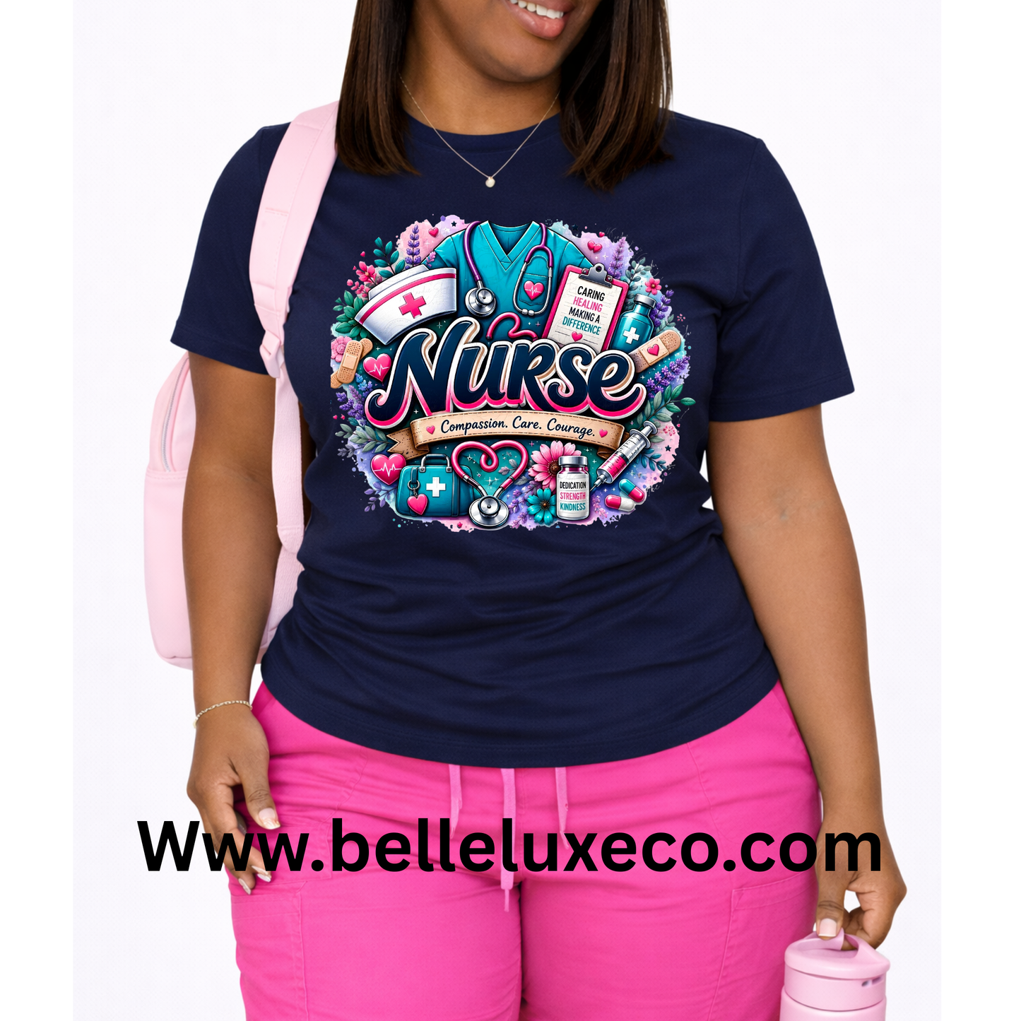 Compassion. Care. Courage. Graphic Tee