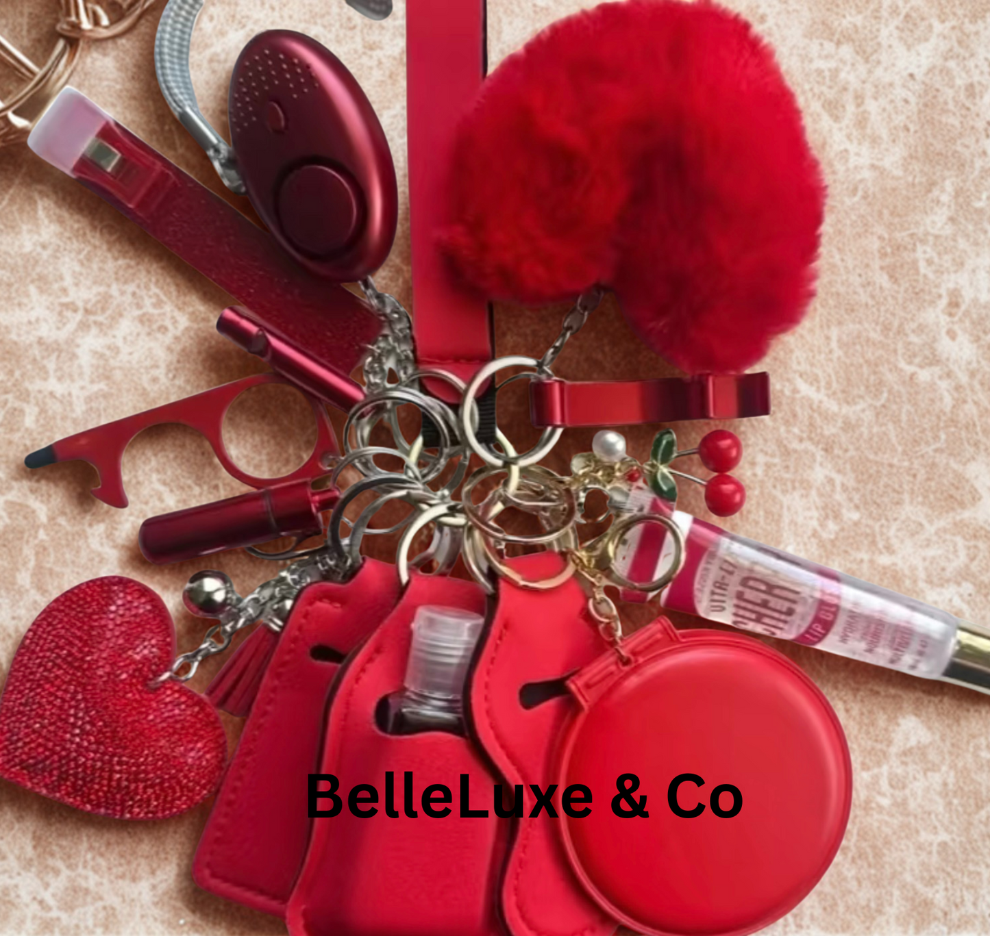 15pcs Safety Keychain