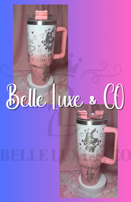 Strawberry Cow Tumbler