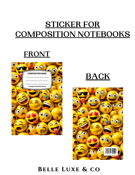 Composition Notebook 9 (Emoji)