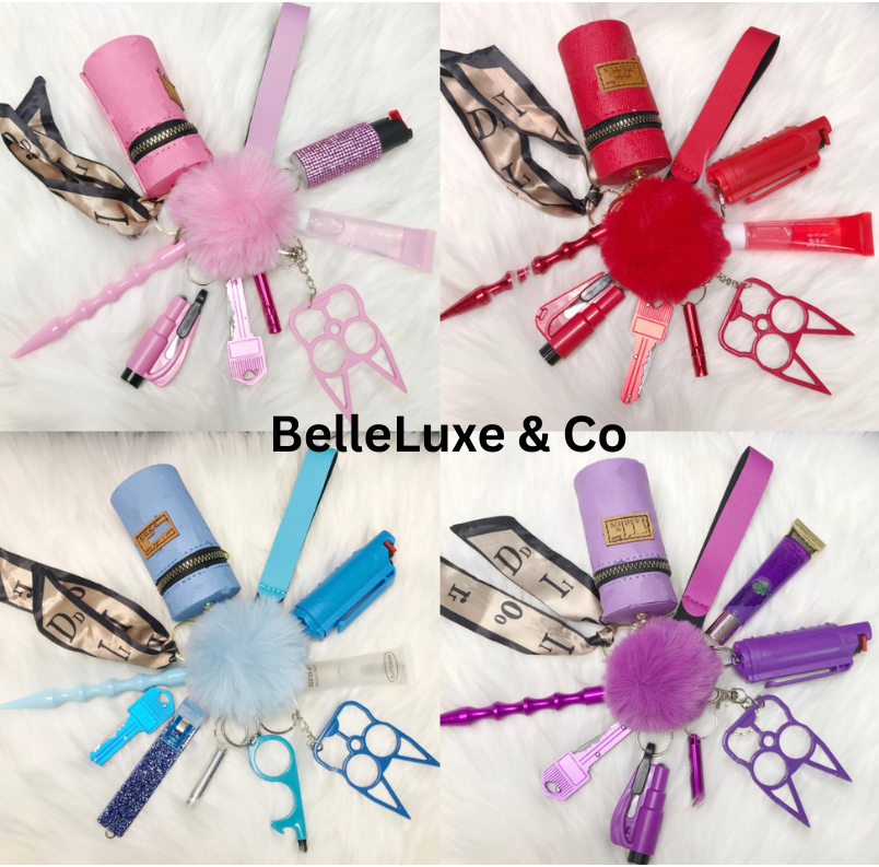 10 Pcs Safety Keychain