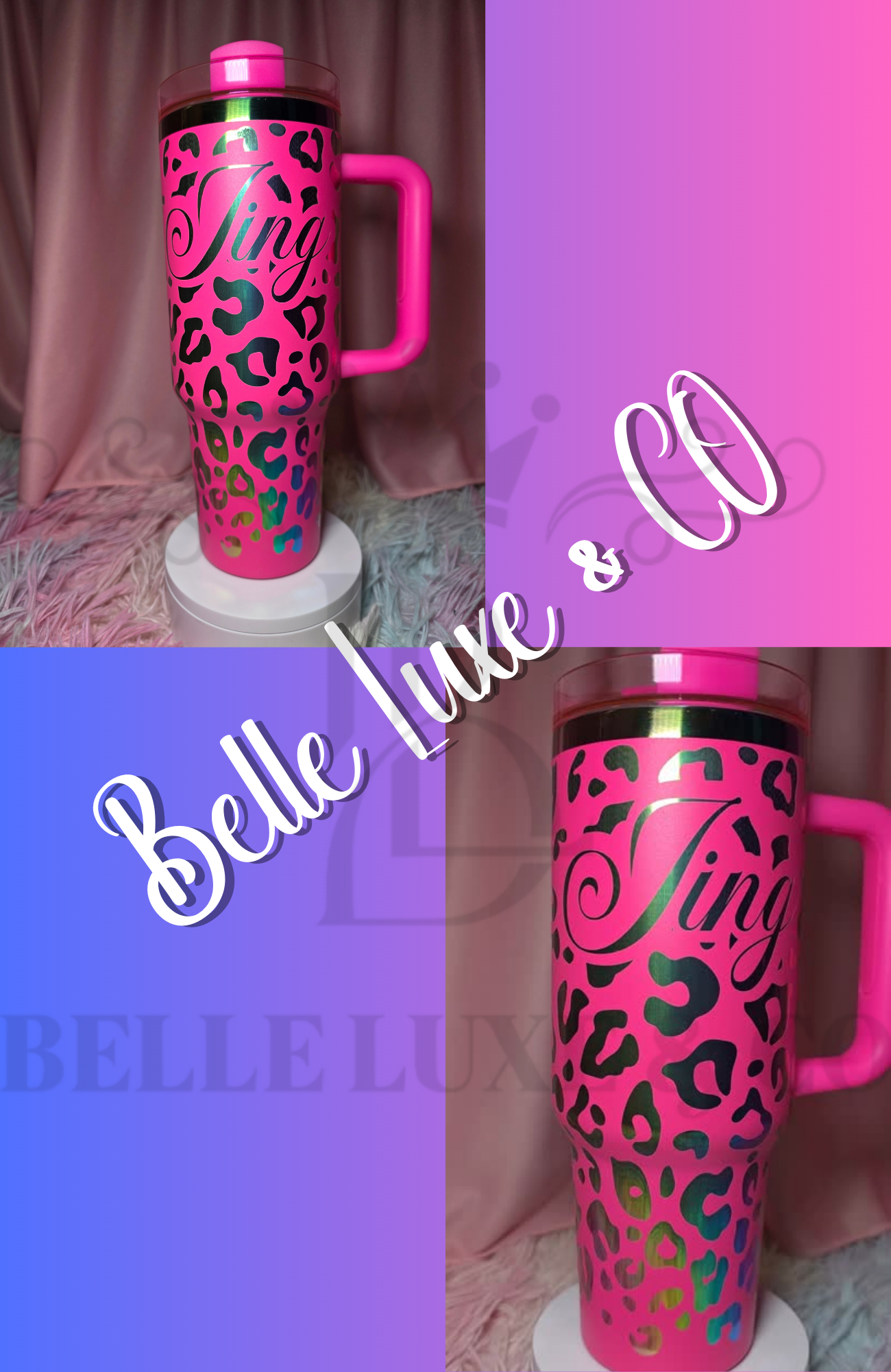 Leopard Print 40oz Tumbler