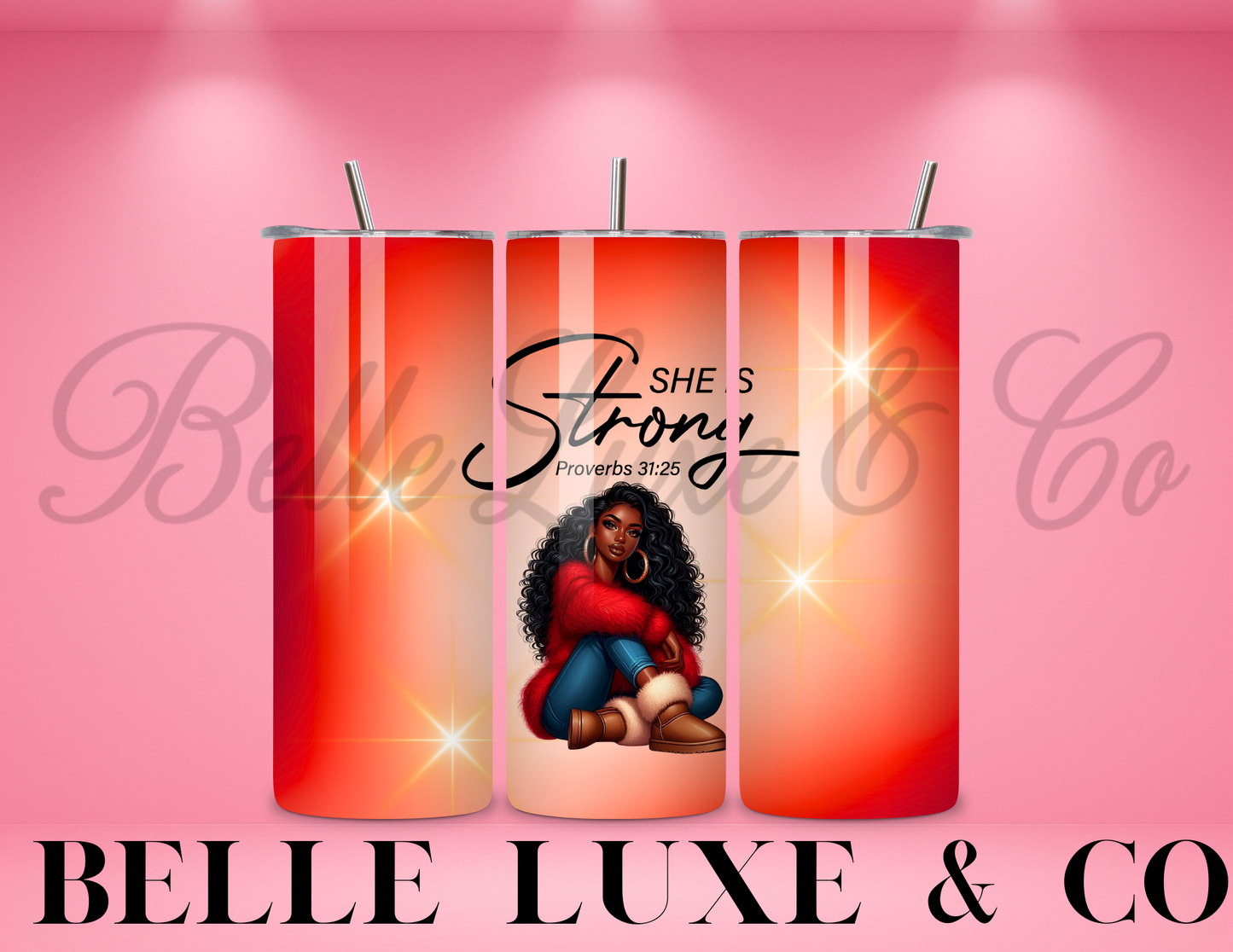 She is strong 20oz Tumbler