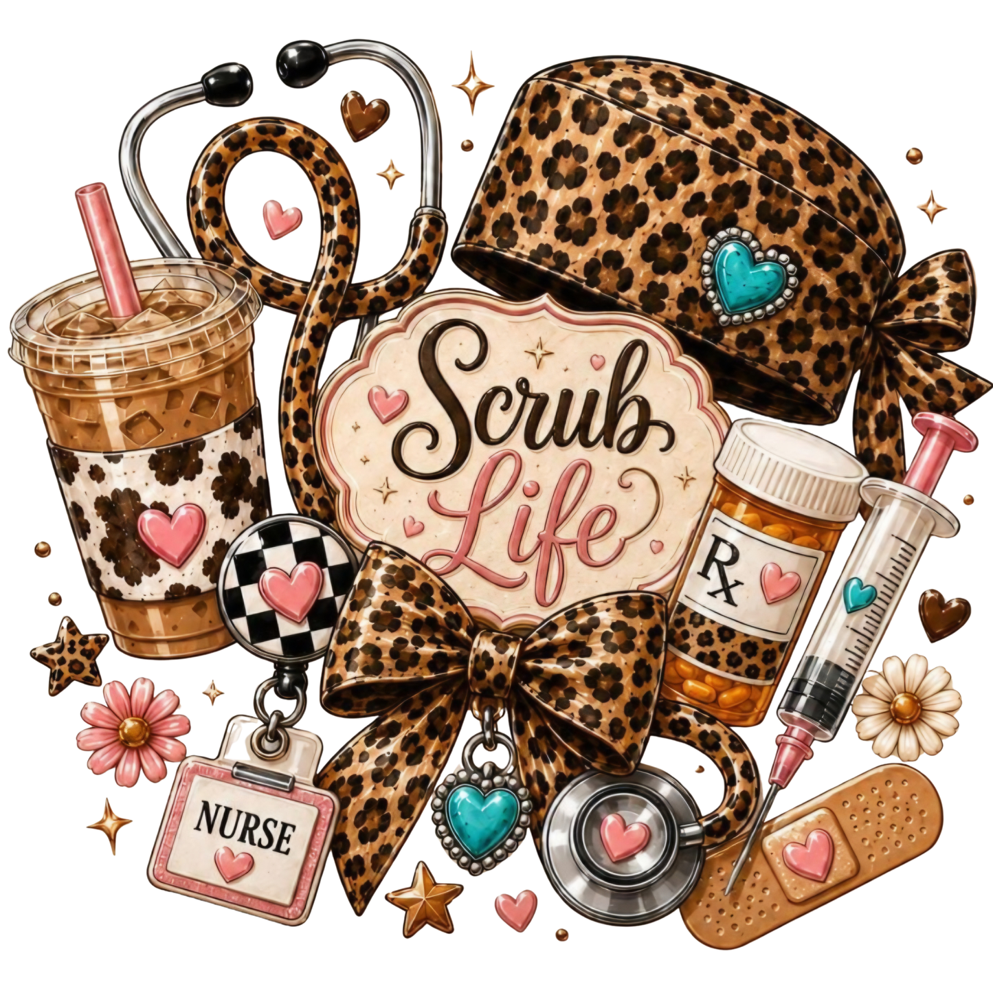 Coffee & Scrub life Graphic Tee
