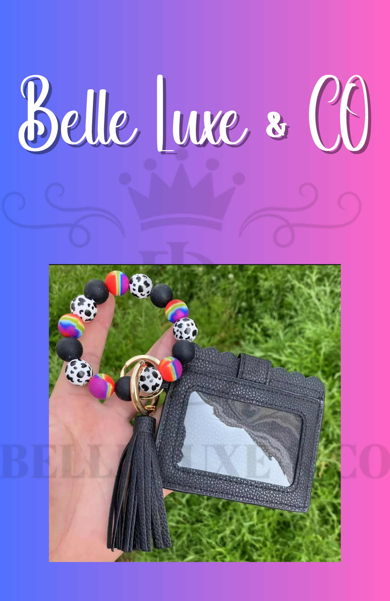 Beaded Card Holders