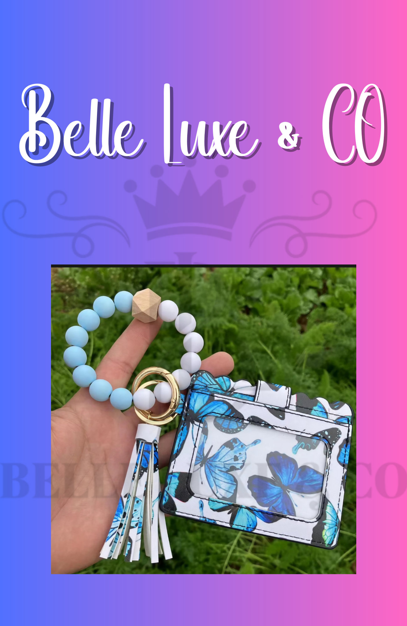 Beaded Card Holders