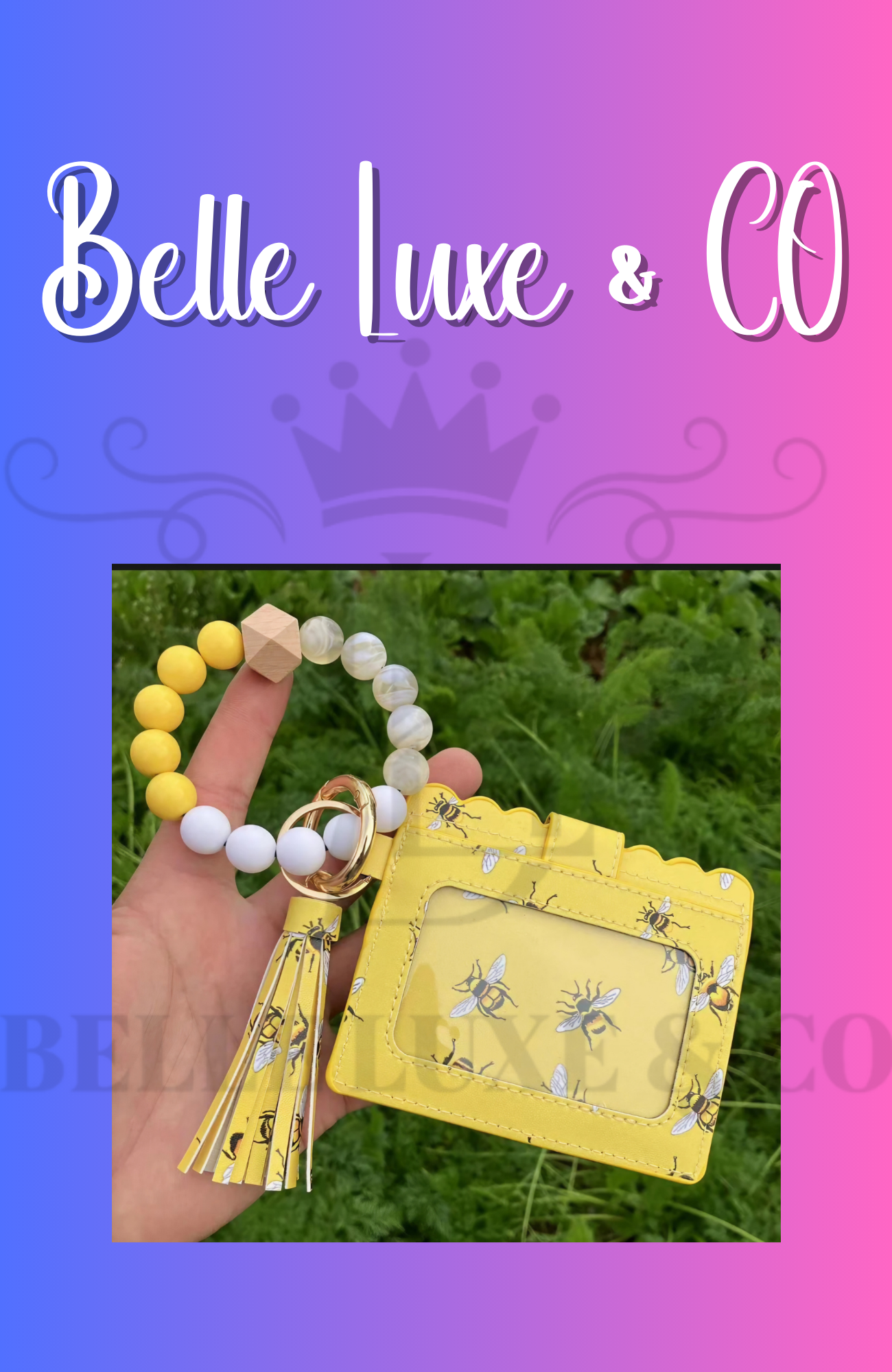 Beaded Card Holders