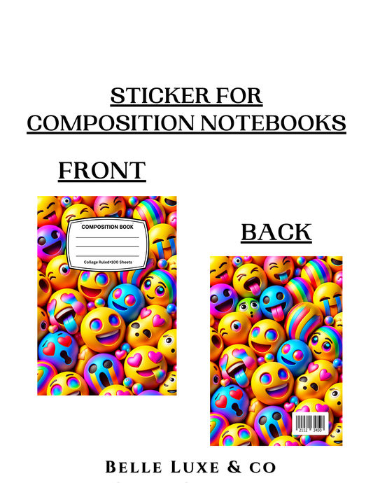 Composition Notebook 27 (Emoji Madness)