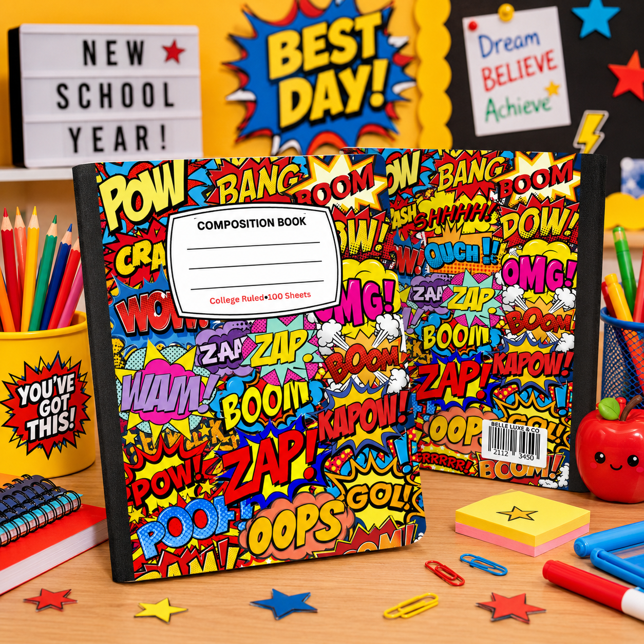 Composition Notebook 5 (Bang Boom)