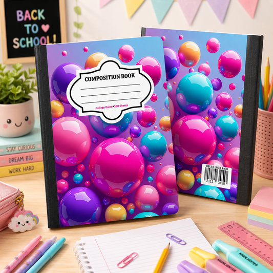 Composition Notebook 2 (Bubble Gum)