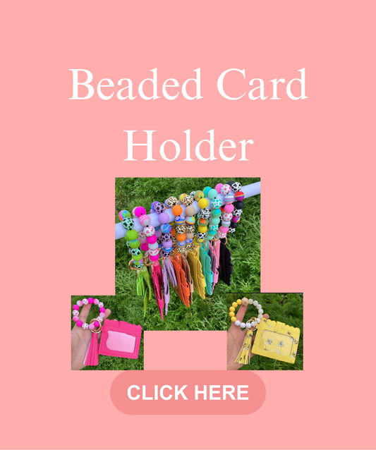 Beaded Card Holders