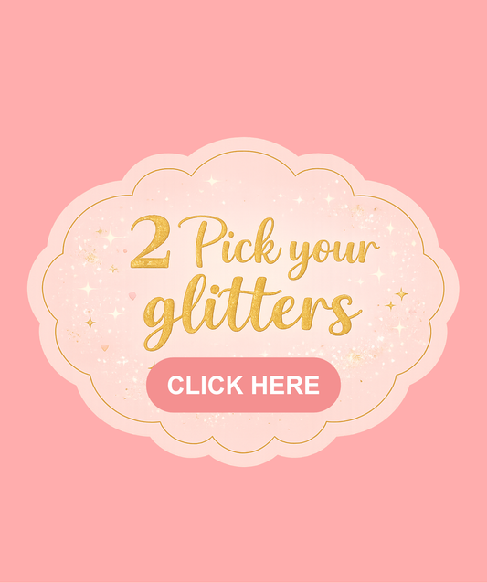 Step 3: Choose Your Glitter Colors or Custom Text