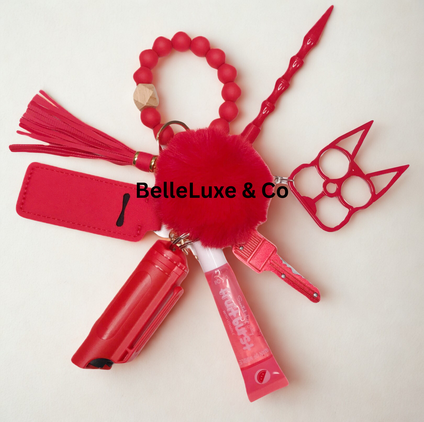 8pcs Safety Keychain