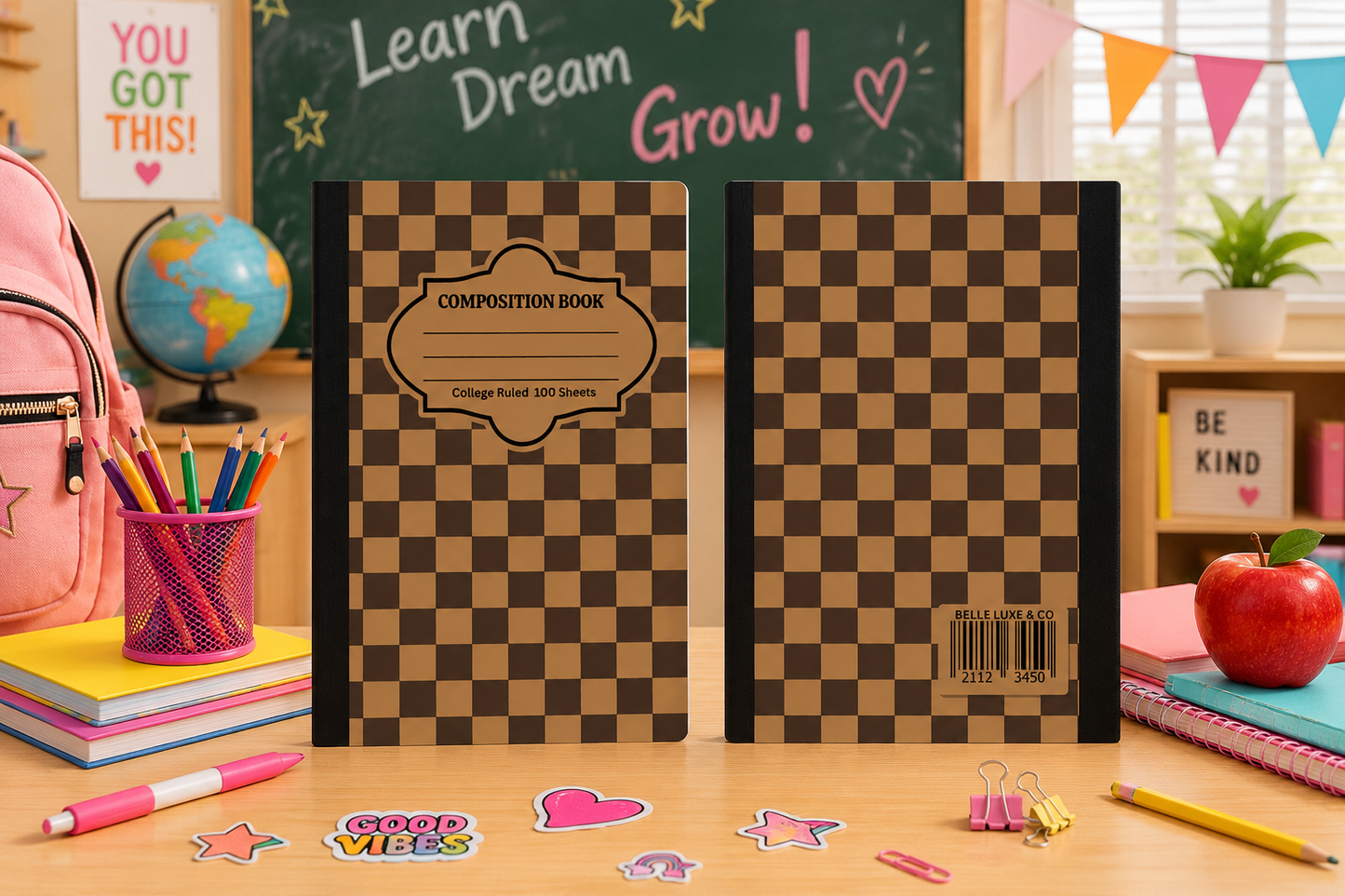 Composition  Notebook 3 (LV Brown)