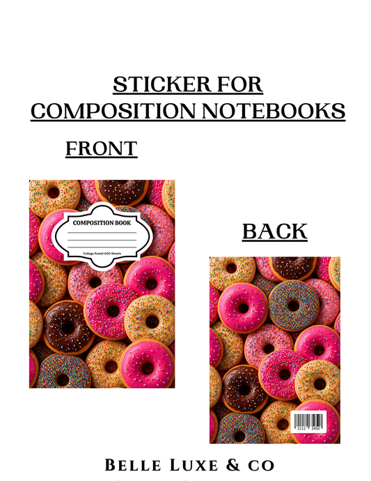 Composition Notebook 24 (Donuts)