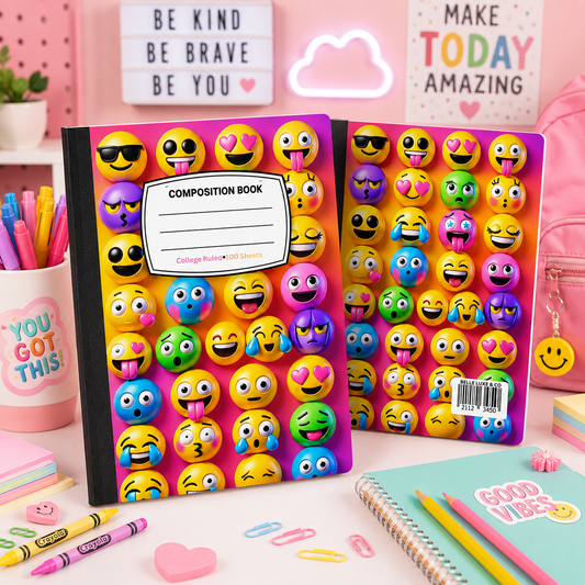Composition Notebook 17 (Emoji Blast)
