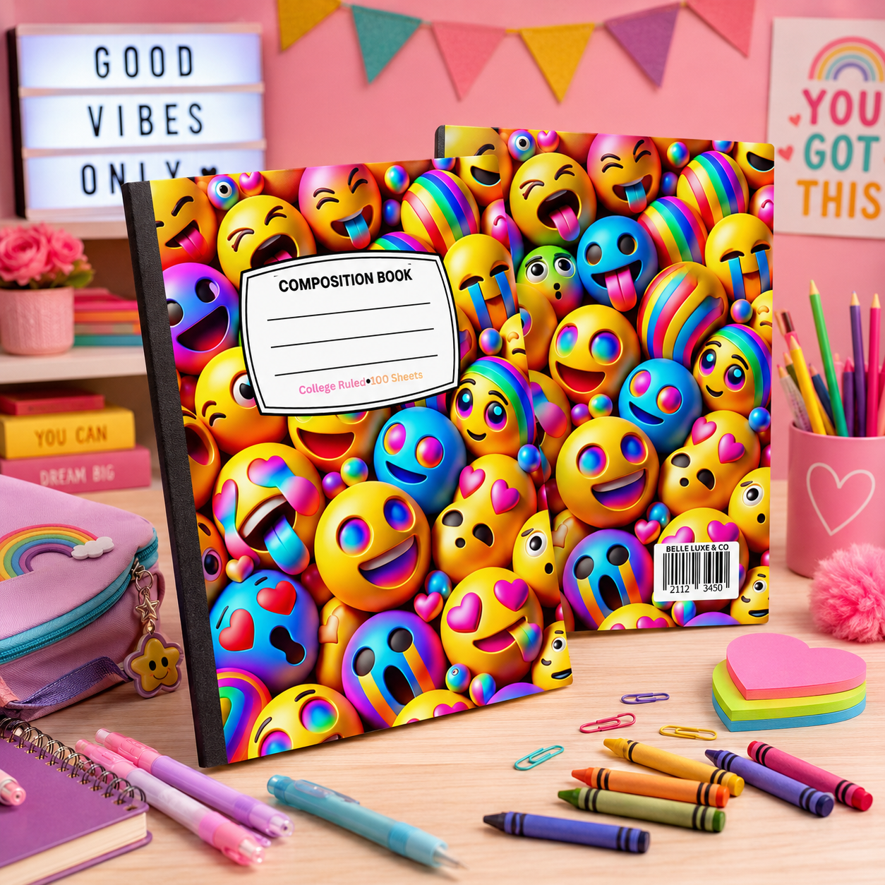Composition Notebook 27 (Emoji Madness)