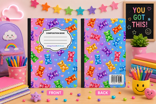 Composition  Notebook 1 (Gummy Bears)