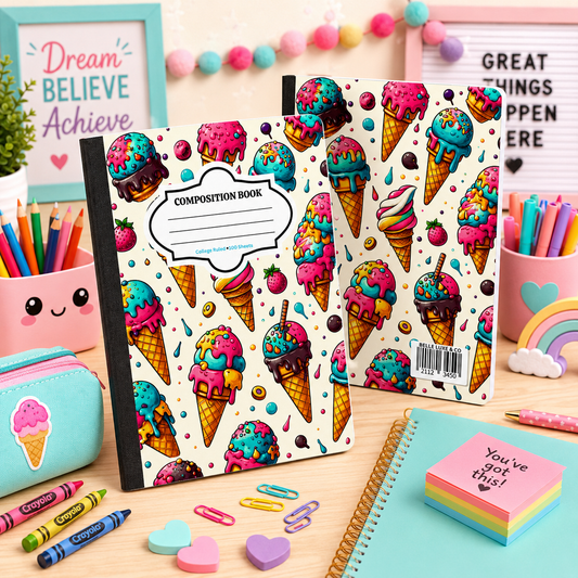 Composition Notebook 8 (Ice Cream)