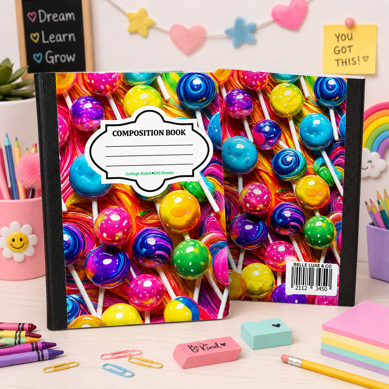 Composition Notebook 12 (lollipop)