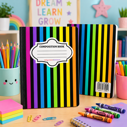 Composition Notebook 4 (Rainbow)