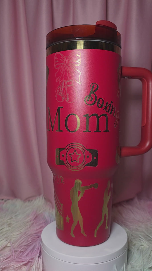 Boxing Mom Tumbler