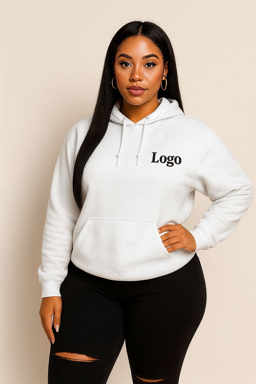 Customized Logo Hoodie.