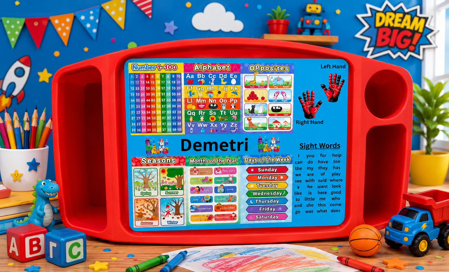 Custom Learning Tray